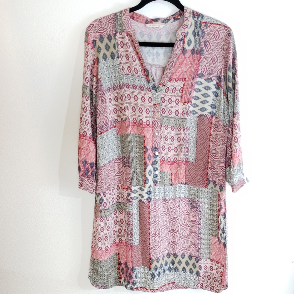 Camaieu Printed Midi Dress